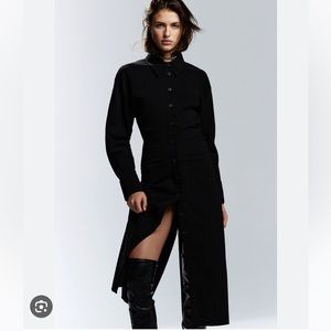 Zara black midi dress 4786/330